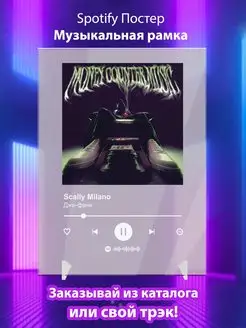 Spotify постер Scally Milano плакат Cпотифай постер