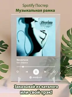 Spotify постер Neverlove плакат Cпотифай постер