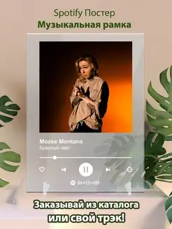 Spotify постер Mozee Montana плакат Cпотифай постер