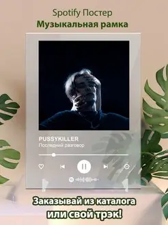 Spotify постер PUSSYKILLER плакат Cпотифай постер