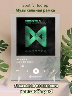 Spotify постер Monsta X плакат Cпотифай постер