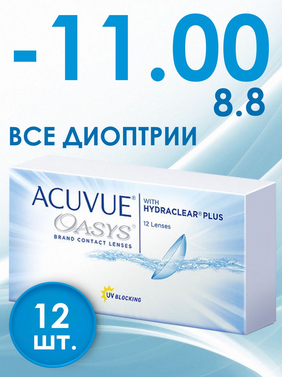 Линзы для глаз acuvue oasys