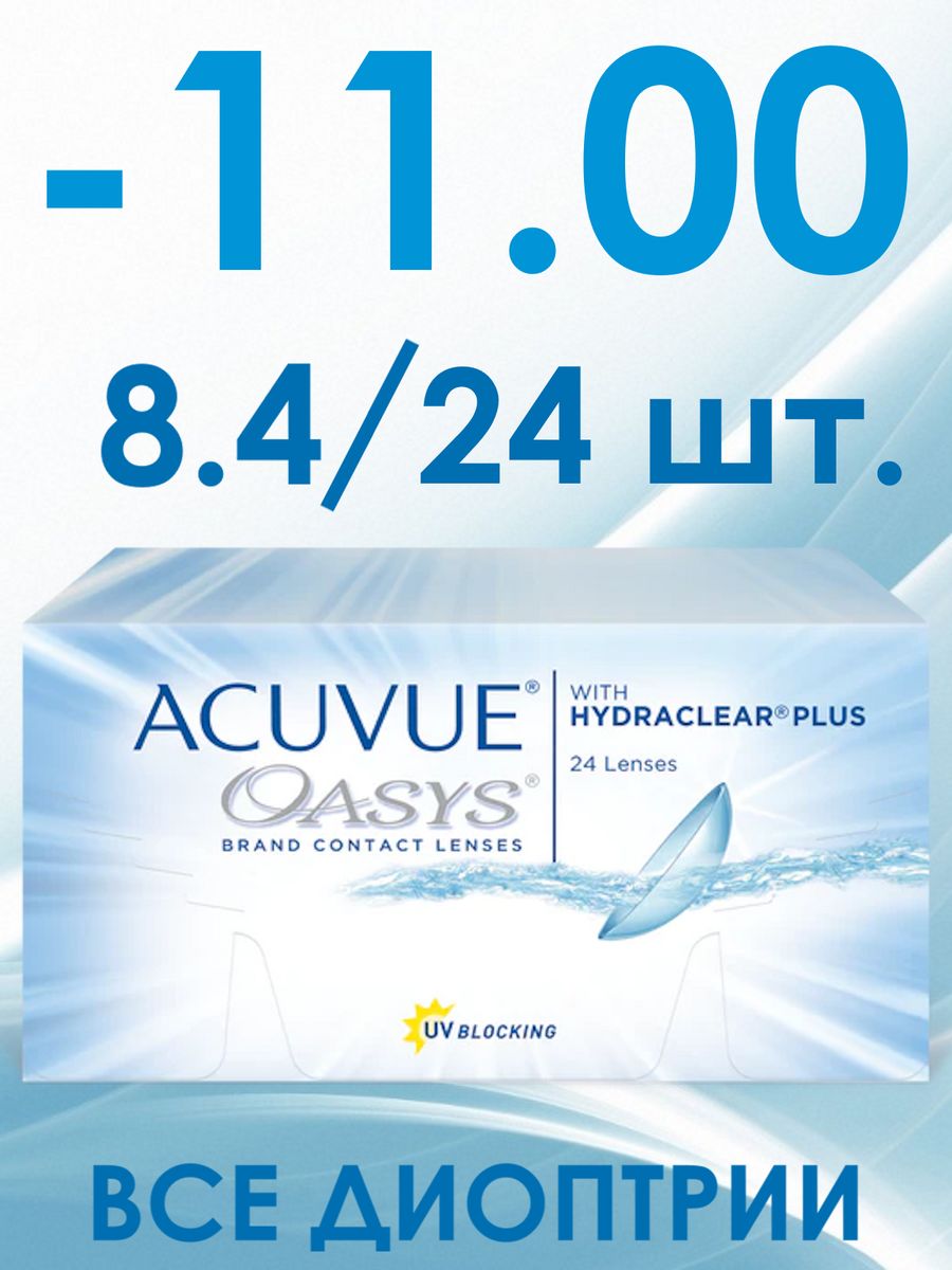 Acuvue oasys 24 линзы