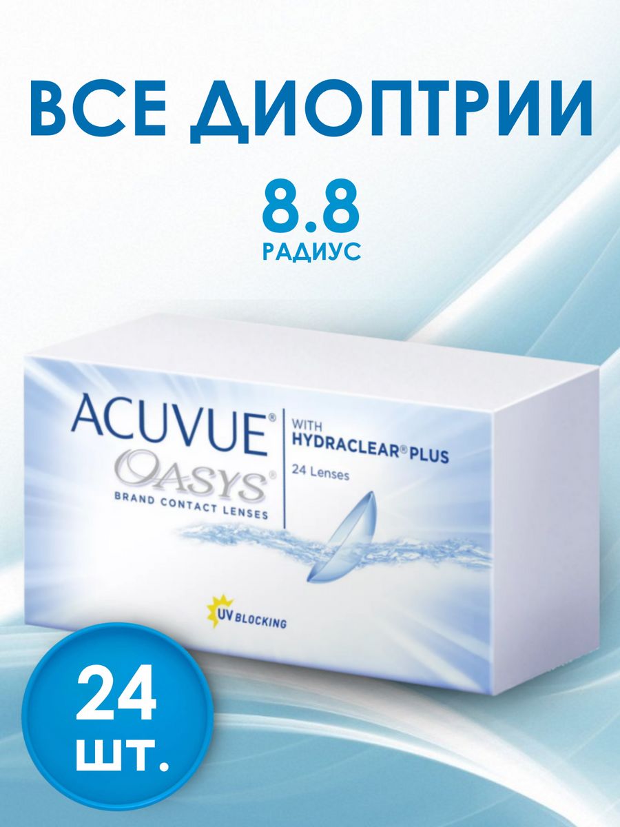 Acuvue oasys 24 линзы