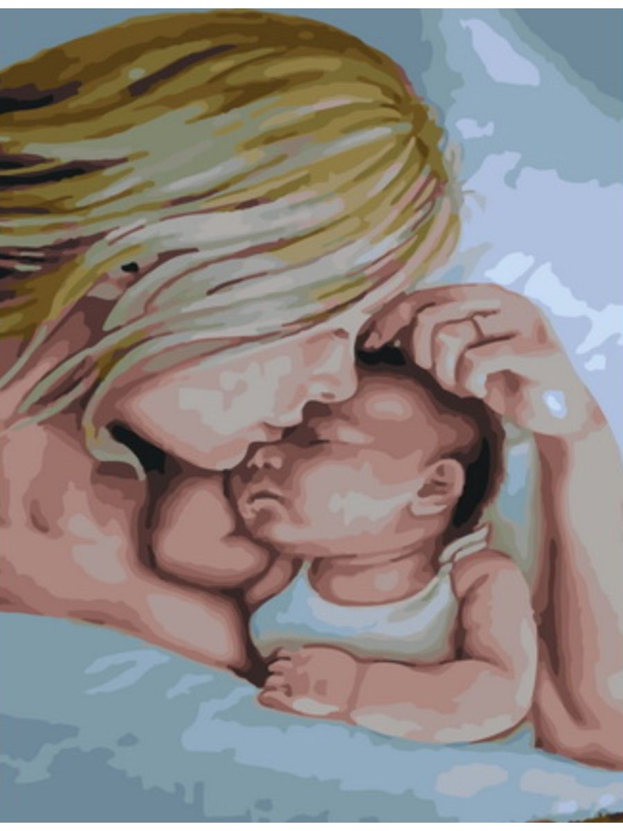 Мать и младенец арт