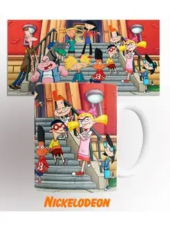 Кружка Эй, Арнольд! Hey Arnold! Nickelodeon Никелодеон