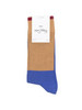 Block Rib - Brown Blue носки колор-блок бренд Happy Socks продавец Продавец № 84650