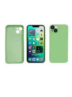 Силиконовый чехол на iPhone 14 противоударный