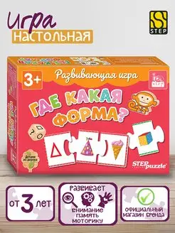 Развивающая игра "Где какая форма?" (IQ step) Step Puzzle