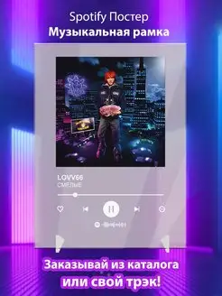 Spotify постер Lovv66 плакат Cпотифай постер