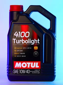 4100 TURBOLIGHT моторное масло 10W 40 полусинтетическое 4л