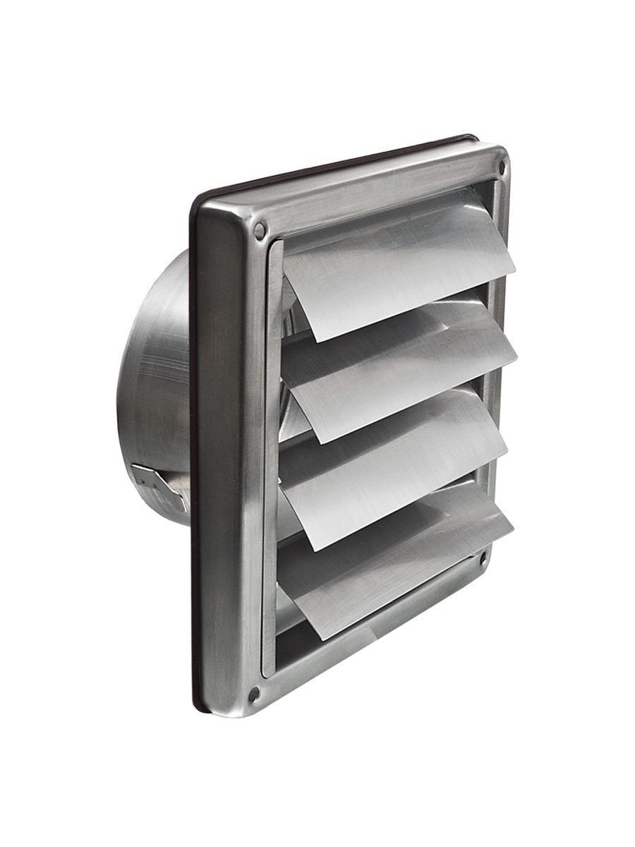 вентиляционная решетка с обратным клапаном для вытяжки на кухне
