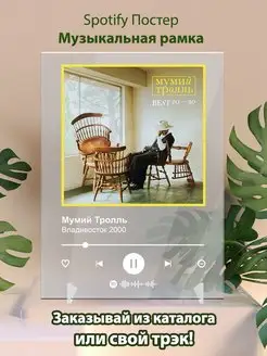 Spotify постер Мумий Тролль плакат Cпотифай постер