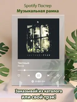 Spotify постер Честный плакат Cпотифай постер
