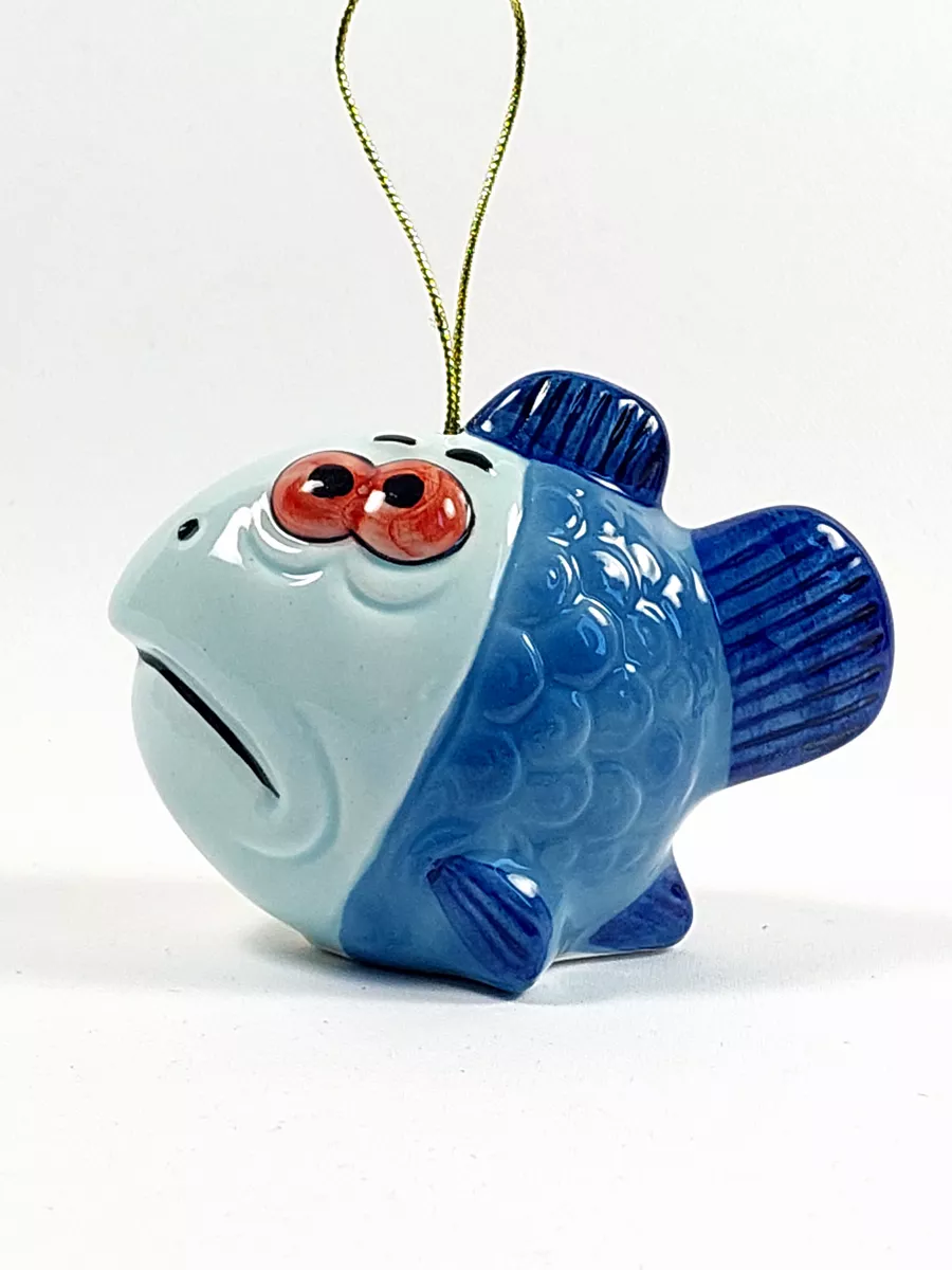 Описание товара Новогодняя игрушка золотая рыбка Snowmen Е80889