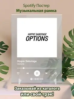 Spotify постер Hippie Sabotage плакат Cпотифай постер