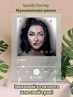 Spotify постер Лолита плакат Cпотифай постер