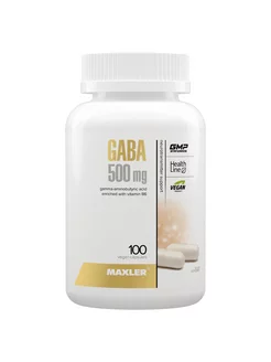 Аминокислота ГАБА+Витамин В6 GABA 500мг+Vitamin B6 100 шт