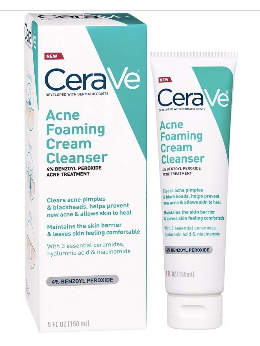 Acne foam cleanser. CERAVE acne Foaming Cream Cleanser. Крем-пенка против акне CERAVE acne Foaming Cream Cleanser 150 ml. CERAVE acne Foaming Cream 10% benzoil. CERAVE против акне.