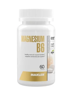 Витамины Магний В6 в таблетках Magnesium B6, 60 шт