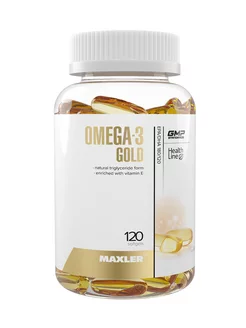 Жирные кислоты в капсулах Omega-3 Gold EU 120 шт