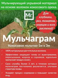 Мульча кокосовая 1х3м