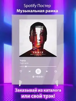 Spotify постер Yanix плакат Cпотифай постер