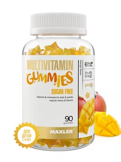 Витамины для детей без сахара Multivitamin Gummies 90штМанго