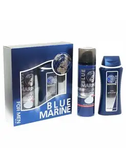 Набор Blue Marine (Гель для душа 250мл+Пена д бритья 200мл)