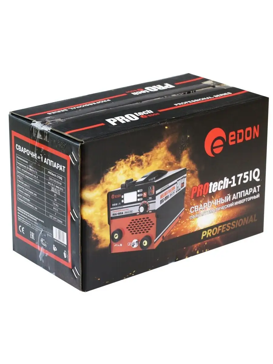Edon protech. Edon PROTECH 210. Полуавтомат Edon prjteck 175i 175iq. Сварочный полуавтомат PROTECH 175 IQ характеристики