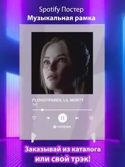 Spotify постер PLOHOYPAREN LIL MORTY плакат Cпотифай