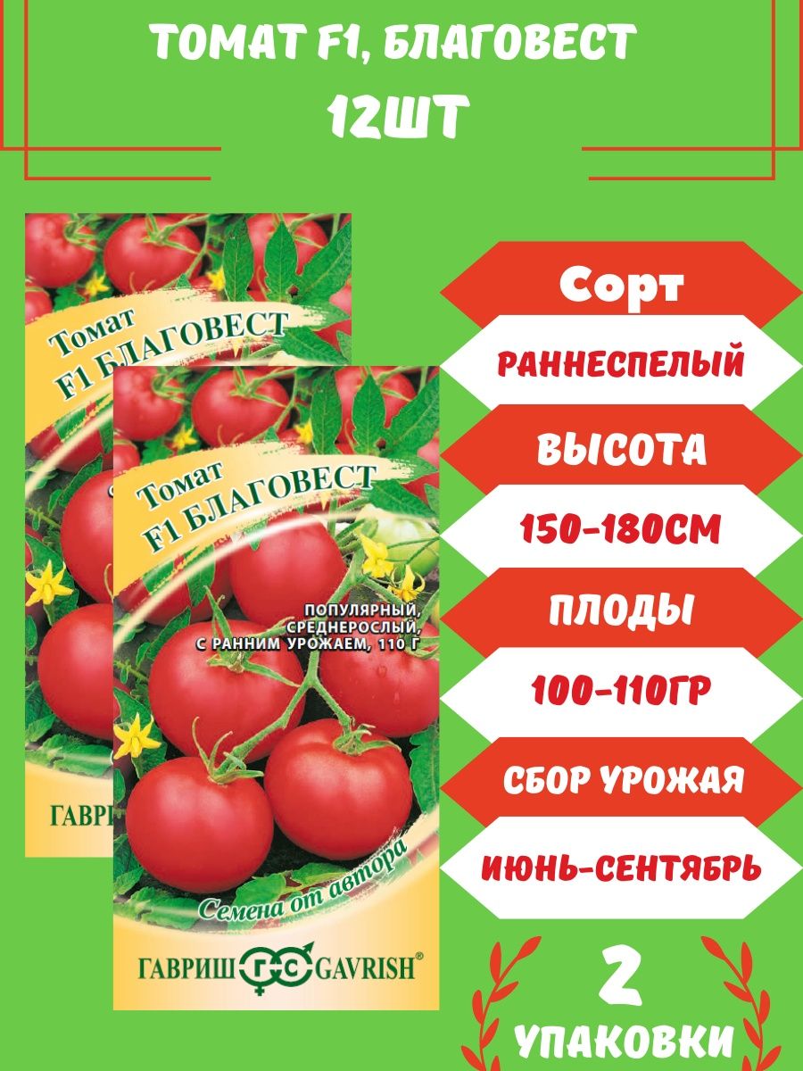 Сорт помидоров благовест с фото и описанием
