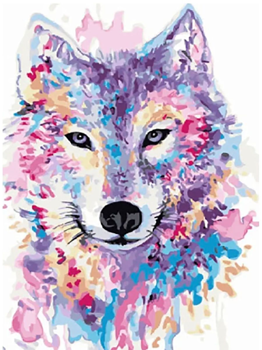 Цветной волк
