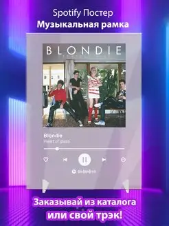 Spotify постер Blondie плакат Cпотифай постер