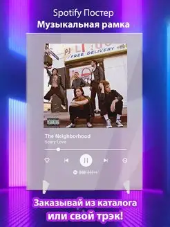 Spotify постер The Neighborhood плакат Cпотифай постер