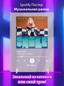 Spotify постер Katy Perry плакат Cпотифай постер