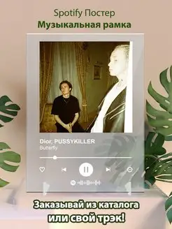 Spotify постер PUSSYKILLER плакат Cпотифай постер