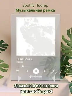 Spotify постер Lildrughill плакат Cпотифай постер