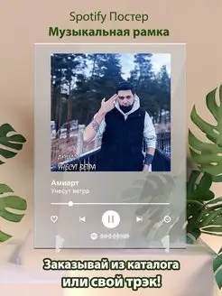 Spotify постер Амиарт плакат Cпотифай постер
