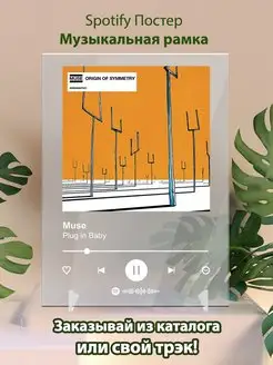 Spotify постер Muse плакат Cпотифай постер