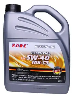 ESSENTIAL SAE 5W-40 MS-C3 4л