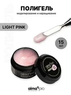 Полигель для наращивания ногтей light pink