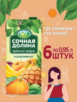 Напиток мультифруктовый 0,95 л х 6 шт