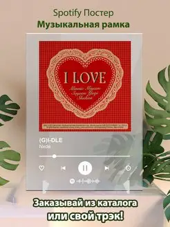 Spotify постер G I-DLE плакат Cпотифай постер