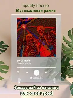 Spotify постер pyrokinesis плакат Cпотифай постер