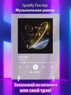 Spotify постер Noize mc плакат Cпотифай постер