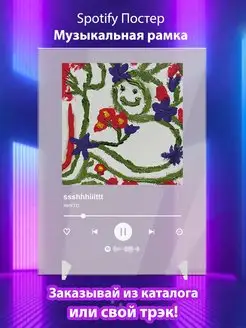 Spotify постер ssshhhiiittt плакат Cпотифай постер