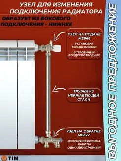 Комплект термостатический для радиатора ME866-ME877