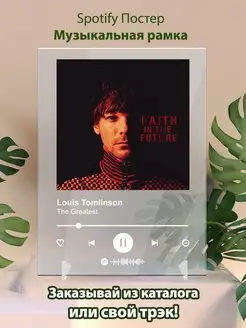 Spotify постер Louis Tomlinson плакат Cпотифай постер