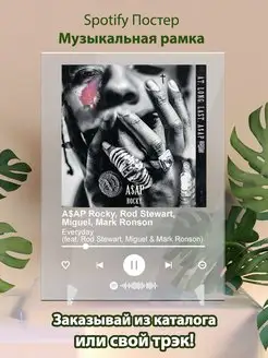 Spotify постер ASAP Rocky плакат Cпотифай постер